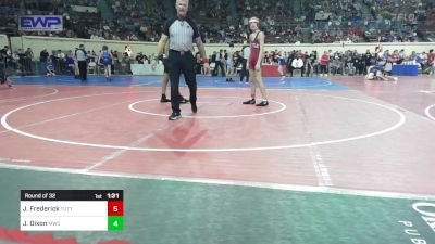 110 lbs Round Of 32 - Jaxon Frederick, Tuttle vs Jordan Dixon, Midwest City Bombers