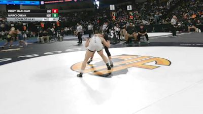 130 lbs Consi Of 16 #2 - Emily Marlowe, Lincoln (Stockton) (SJ) vs Marci Cueva, Northview (SS)