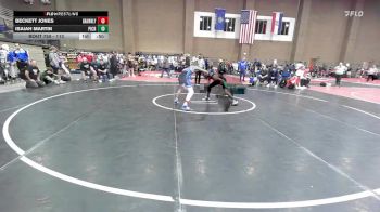 113 lbs Cons. Round 2 - Isaiah Martin, Pine Creek vs Beckett Jones, Grain Valley