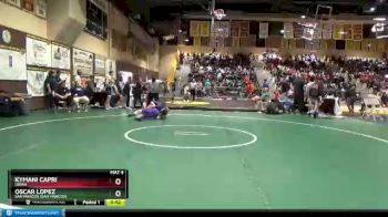 126 lbs Cons. Round 3 - Oscar Lopez, San Marcos (San Marcos) vs Kymani Capri, Ukiah