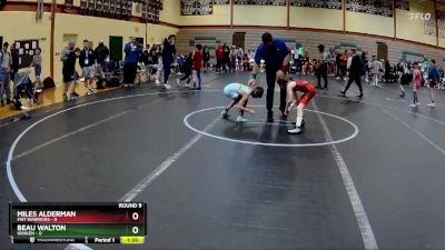 60 lbs Round 9 (10 Team) - Beau Walton, Kraken vs Miles Alderman, Mat Warriors