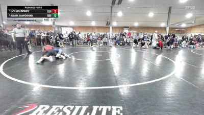 167 lbs Quarterfinal - Hollis Berry, Elmira vs Adam Jaworski, Forty Fort