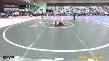 58 lbs Consi Of 32 #2 - Suliman Abdullah, Mad Dawg Wrestling Club vs Cameron Meredith, SoCal Hammers