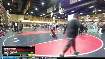 92 lbs Quarterfinal - Jet Holiday, Rough House vs Samuel Navarro, Junior Panther Wrestling