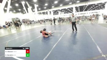 64 lbs Consi Of 4 - Harper Weaver, American MMA vs Kalani Barabin, Grindhouse WC