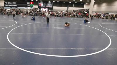 58 lbs Quarters - Thomas Reis, Southern Illinois Bulldogs WC vs Jackson Denny, All I See Is Gold Academy