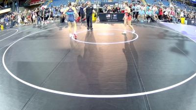 124 lbs Round Of 64 - Hope Olson, AR vs Lucia Crossken, PA