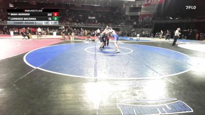 215 lbs Champ. Round 2 - Lorenzo Becerra, Vista Del Lago vs Minh Bernier, Davis