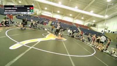 100 lbs Round 1 (16 Team) - Jett Whiteley, Sanderson Wrestling Academy vs Camden Colvin, RWC - Roy Wrestling Club