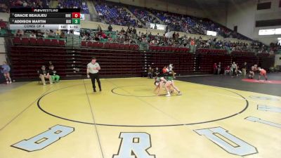 130 lbs Consi Of 4 - Gracie Beaulieu, River Bluff vs Addison Martin, Dixie