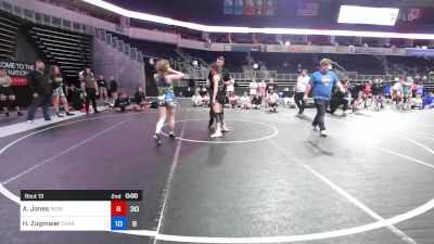 172 lbs Semifinal - Rylee Samarripa, Redskins Wrestling Club vs Kiernan Farmer, Charlie's Angels Outlaws