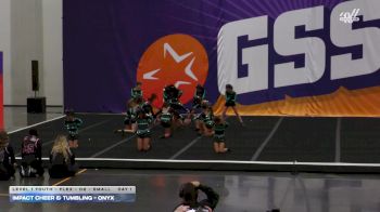 Impact Cheer & Tumbling - Onyx [2025 L1 Youth - Flex - D2 - Small Day 1] 2025 GSSA Ontario Challenge