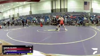 113 lbs Cons. Round 2 - Samuel Blanco, IN vs Colton Katzfey, WI