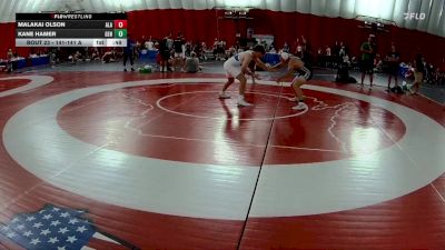 141-141 A Round 2 - Malakai Olson, Albert Lea Area vs Kane Hamer, Geneseo