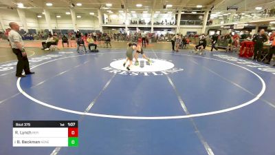 97 lbs Quarterfinal - Reed Lynch, Refinery WC vs Brogan Beckman, None