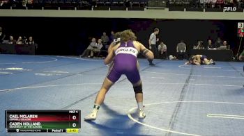 184 lbs Champ. Round 2 - Caden Holland, University Of The Ozarks vs Cael Mclaren, Cornell College