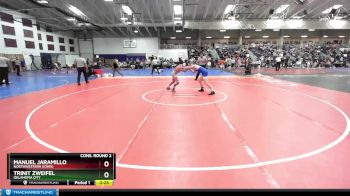 133 lbs Cons. Round 2 - Trinit Zweifel, Oklahoma City vs Manuel Jaramillo, Northwestern (Iowa)