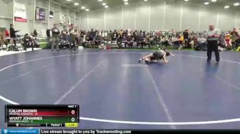 90 lbs Round 1 (6 Team) - Calum Brown, Missouri Avengers vs Wyatt Johannes, Montana White