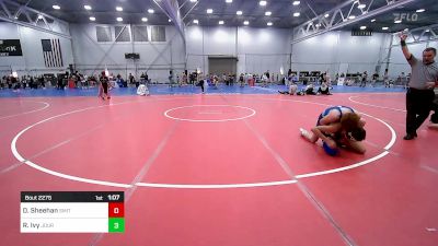 136 lbs Final - Daniel Sheehan, Smittys Barn vs Ryan Ivy, Journeymen Wrestling Club