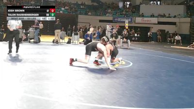 150 lbs Round Of 16 - Josh Brown, Carolina Forest vs Talon Raushenberger, Wade Hampton