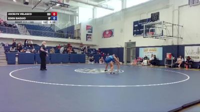 145 lbs Cons. Semi - Eden Baguio, University Of Providence vs Jocelyn Velasco, Eastern Oregon University