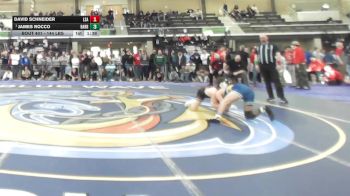 144 lbs Semifinal - David Schneider, La Salle Academy vs James Rocco, Barrington