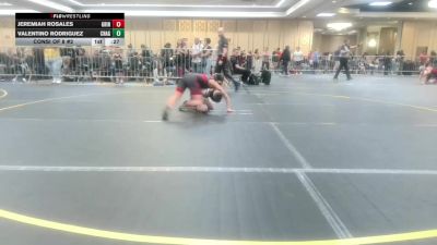 87 lbs Consi Of 8 #2 - Jeremiah Rosales, Grindhouse WC vs Valentino Rodriguez, Chagolla Trained WC