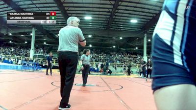 190 lbs Semifinal - Arianna Santana, Reed vs Camila Martinez, Sparks
