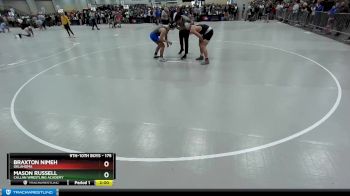 175 lbs Champ. Round 1 - Braxton Nimeh, Oklahoma vs Mason Russell, Callan Wrestling Academy