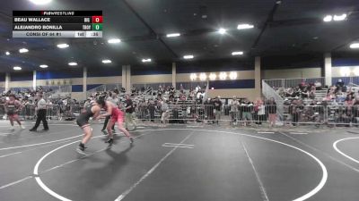 157 lbs Consi Of 64 #1 - Beau Wallace, Big Red vs Alejandro Bonilla, Troy