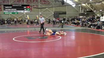 149 lbs Semifinal - Nate Fitt, Coast Guard vs Hayden Brown, Johnson & Wales (RI)