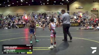 56 lbs Round 3 (6 Team) - Kaiden Galindez, Backyard Brawlers vs Layten Marsh, The Fort Hammers