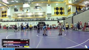 87 lbs Cons. Round 2 - Ryan Watkins, Bloomington South Wrestling Club vs James Gibson, Daleville Broncos Wrestling Club