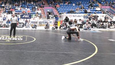 127 lbs Semifinal - Daelon Britt, Bishop McCort vs Dominic Deputy, Chestnut Ridge