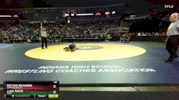 126 lbs Quarterfinal - Peyton Richards, Switzerland Co vs Luke Rioux, Avon