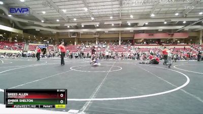 45 lbs Semifinal - Brees Allen, Stanton County vs Ember Shelton, Bixby