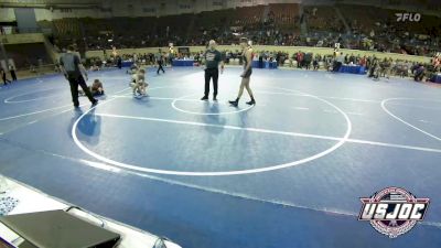 126 lbs Round Of 16 - Kameron Johnson, Little Axe Takedown Club vs Colby Longanacre, Chickasha Youth Wrestling