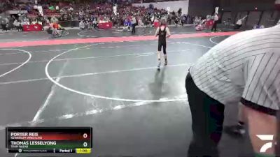 70 lbs Cons. Round 4 - Porter Reis, Kewaskum Wrestling vs Thomas Lesselyong, Team Nazar