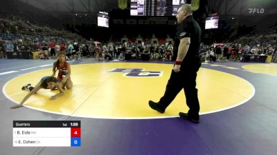 106 lbs Quarters - Bianca Eide, MN vs Ella Cohen, CA