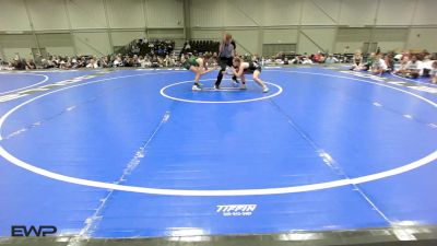 90 lbs Semifinal - Delilah Wiggins, Team Washington K-6 vs Makinley McNabb, Oklahoma Mafia Girls K-6