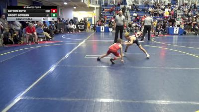 62 lbs Semifinal - Leyton Boyd, Contenders W.A. vs Brody Bowers, All American W.C.