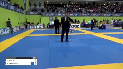 JOSE SOUZA vs KOJI SHIBAMOTO 2018 European Jiu-Jitsu IBJJF Championship