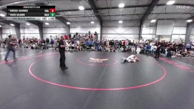 113 lbs 1st Place Match - Diego Juarez, Ogallala vs Tate Olsen, Banner County