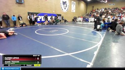 138 lbs Champ. Round 1 - Alfred Lemus, Hanford vs Kadin Trahan, San Luis Obispo