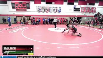 150 lbs Cons. Round 2 - Miguel Garcia, Wahluke vs Jonah Bowles, Cascade Leavenworth