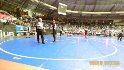 100 lbs Consi Of 16 #1 - Landon Schulte, Purler Wrestling vs Chance Dewey, Tulsa Blue T Panthers