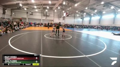 55 lbs Cons. Round 2 - Joao Flores, Katy Area Wrestling Club vs Riley Honea, Armstrong County Wrestling Academy