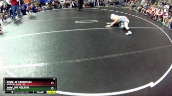 100 lbs Round 1 (6 Team) - Apollo Cardenas, Nebraska Black vs Waylon Nelson, Idaho