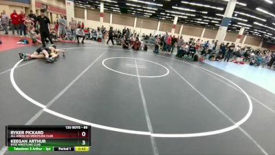 86 lbs Round 4 - Keegan Arthur, Ryse Wrestling Club vs Ryker Pickard, All American Wrestling Club