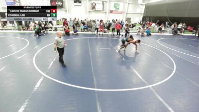 16U Boys - 132 lbs Cons. Round 6 - Limoni Matakaiongo, Iron County Wrestling Academy vs Cordell Lee, Alabama Takedown Academy